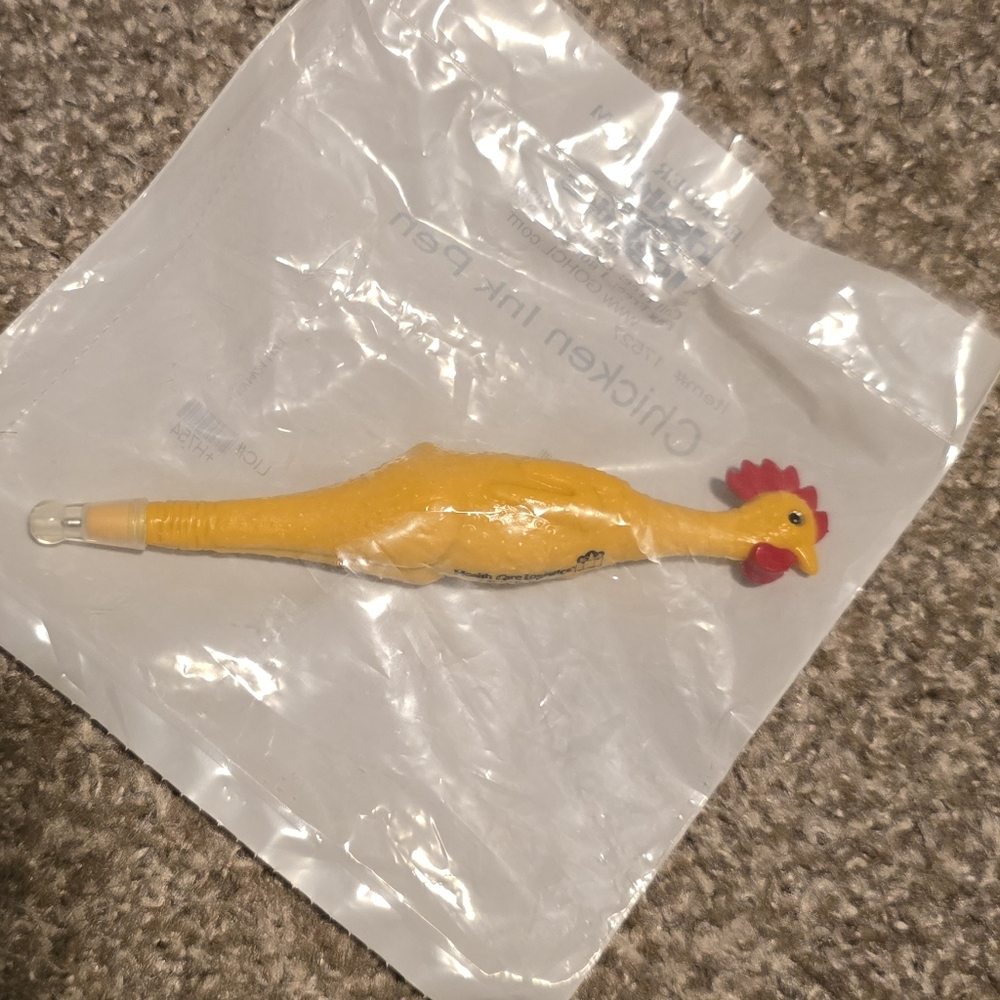 Yellow Chicken Ink Pen